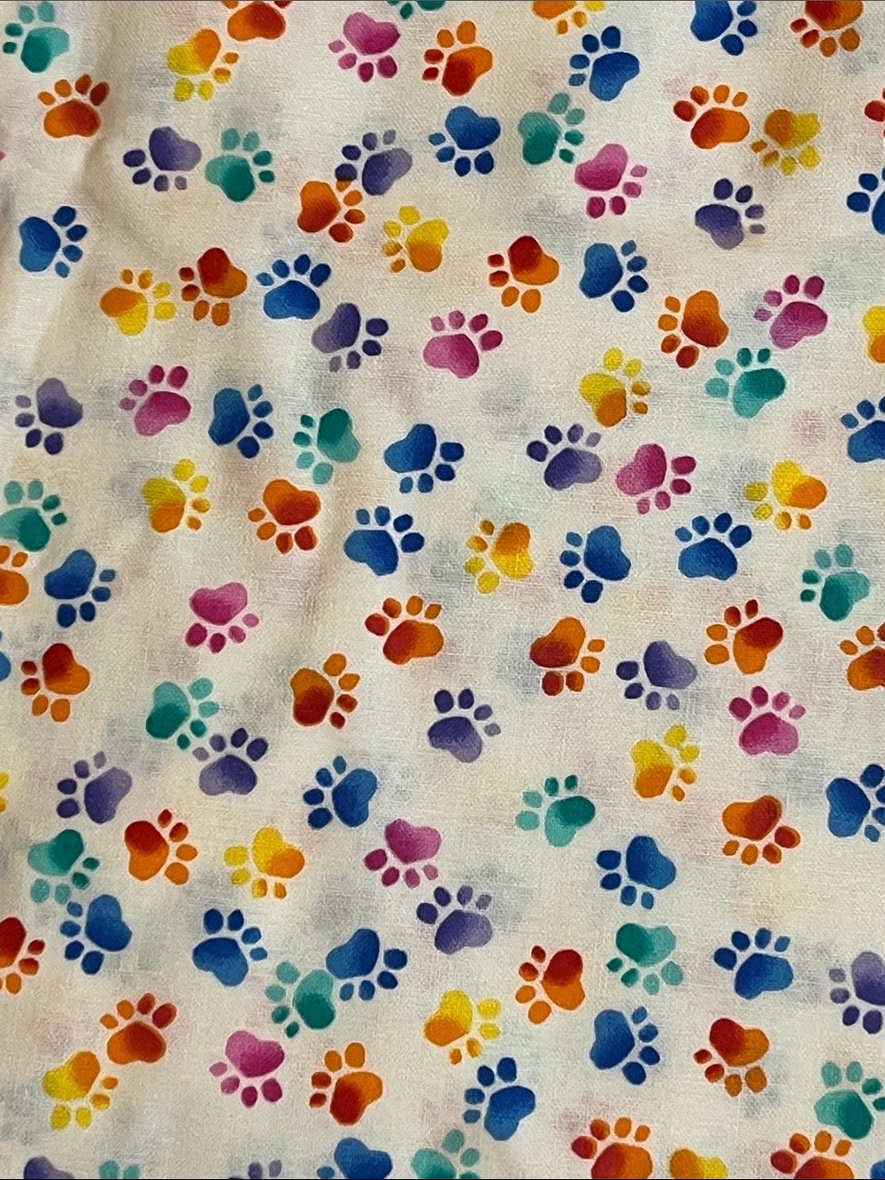 Dog Print Pet Fabric  PICK (1) 8’x44” Each